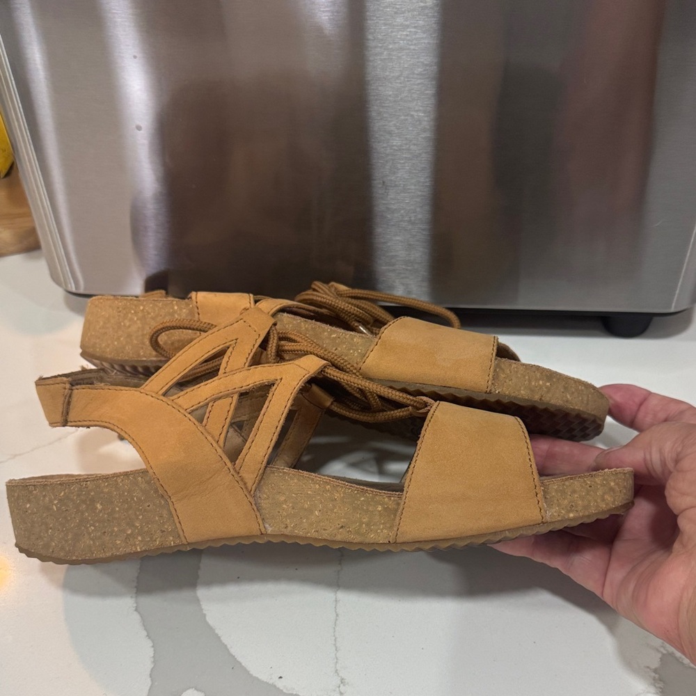 Josef Seibel Tan Strappy Sandals - Picture 6 of 7